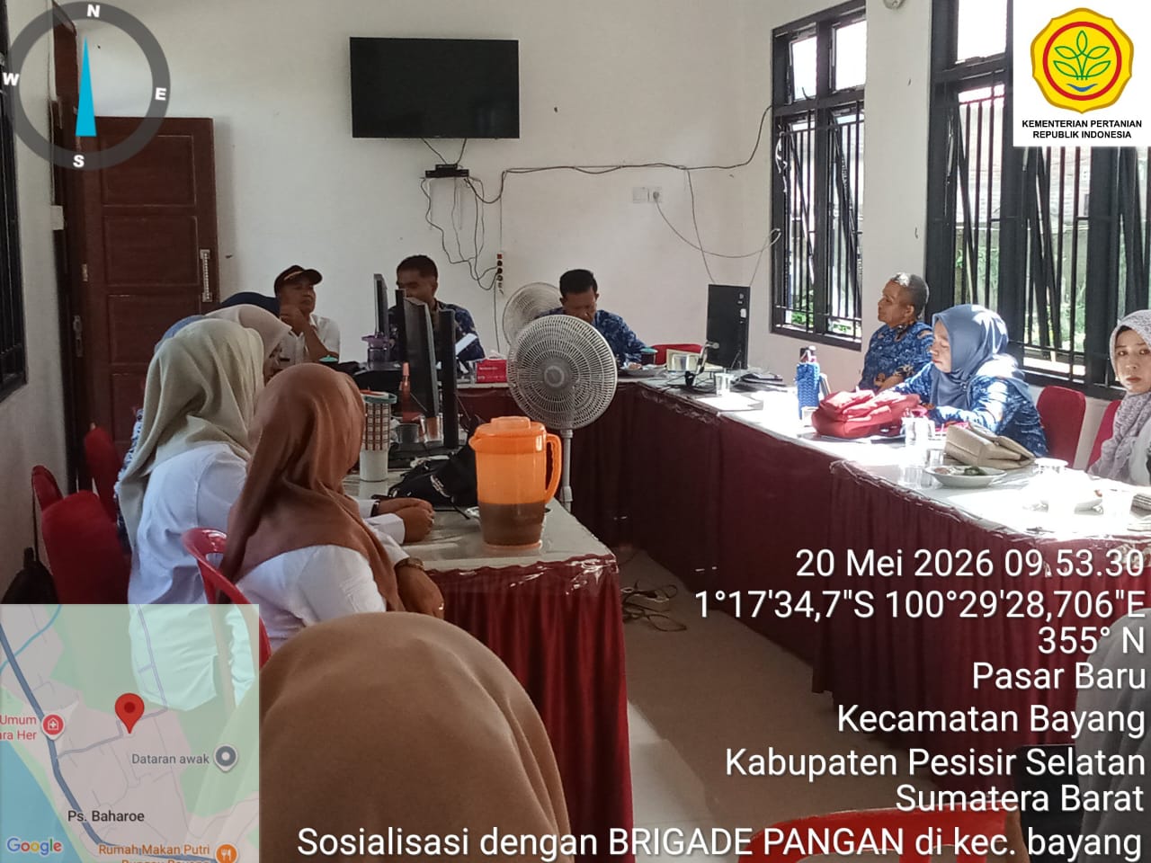 Kabid Penyuluhan Melakukan Sosialisasi Brigade Pangan di BPP Bayang tanggal 20 Mei 2026