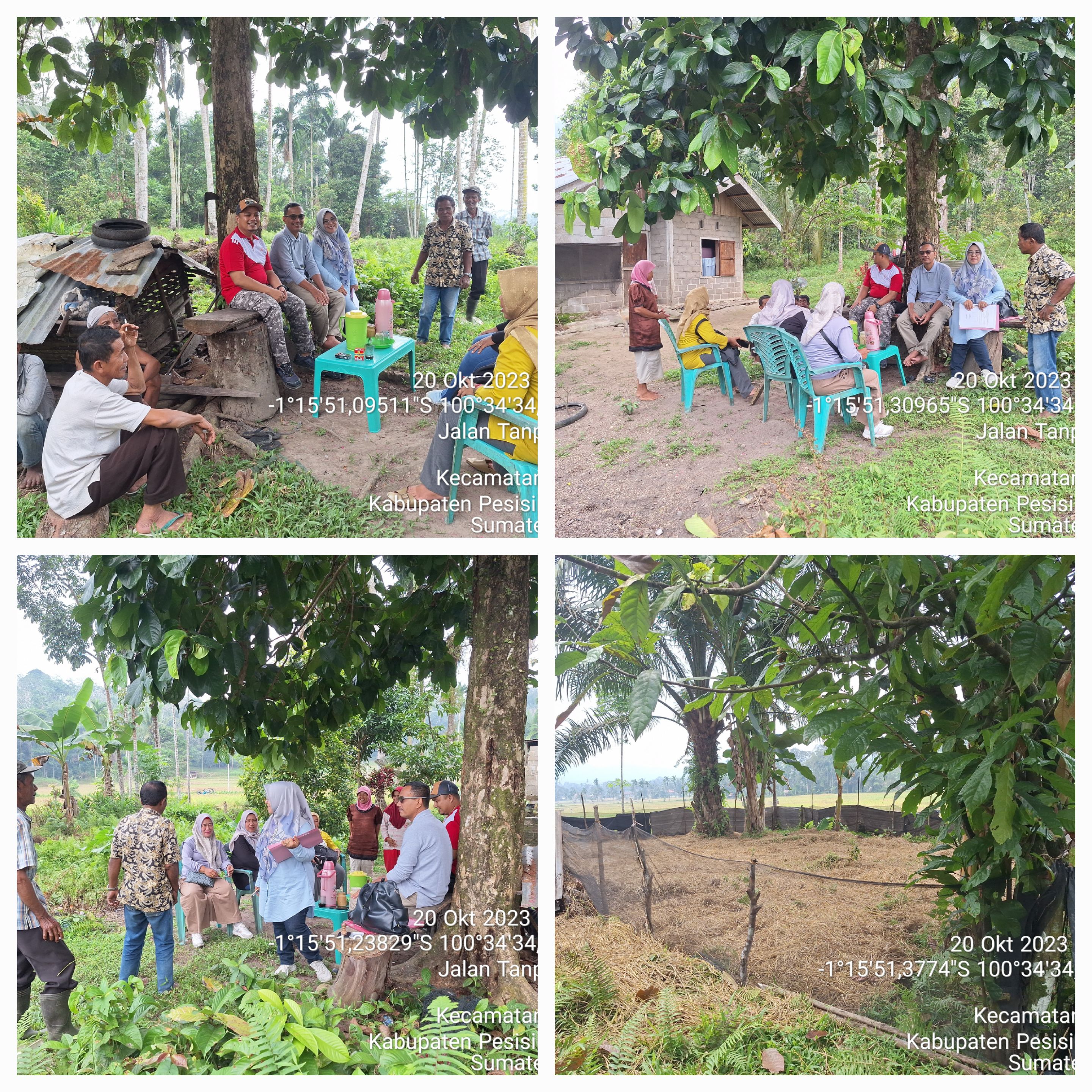 PUSKESWAN PAINAN IKUT CPCL DI KELOMPOK TANI SOLOK BATU BALAH NAGARI BALAI SINAYAN LUMPO KEC. IV JURA