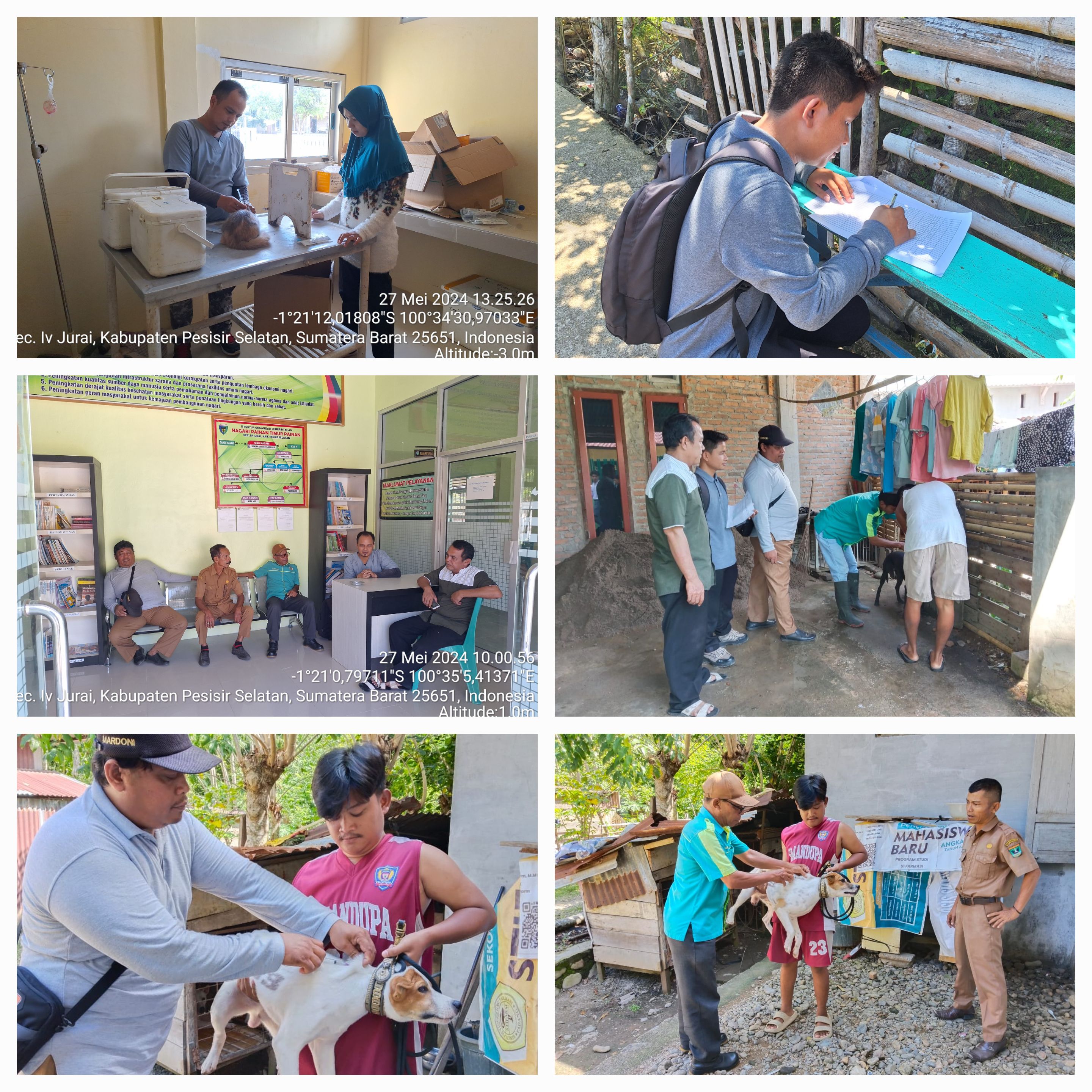 PELAKSANAAN VAKSINASI RABIES DI NAGARI PAINAN TIMUR KEC. IV JURAI