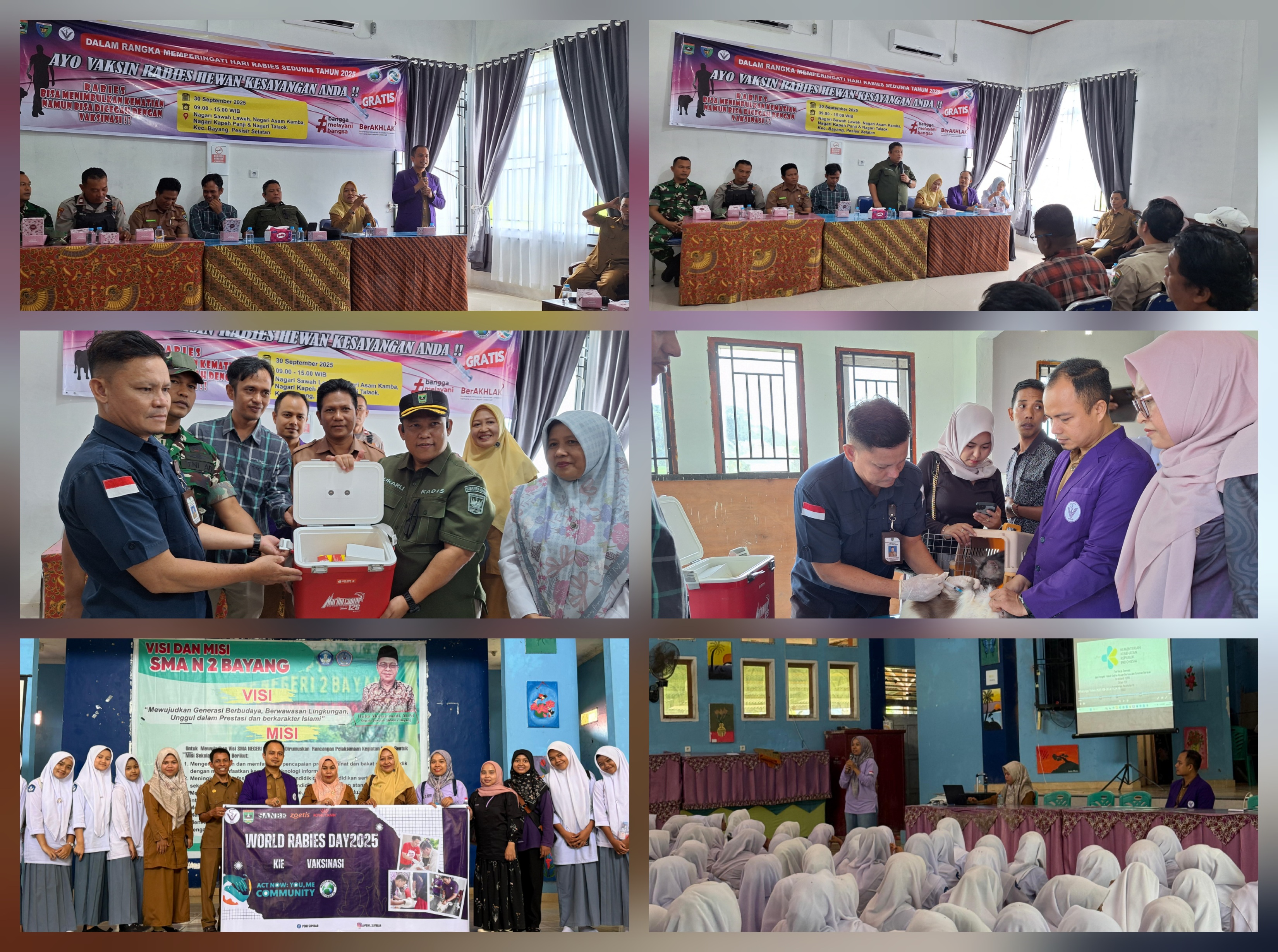 PUNCAK PERINGATAN HARI RABIES SEDUNIA (WORLD RABIES DAY/WRD) 2025 DI KECAMATAN BAYANG