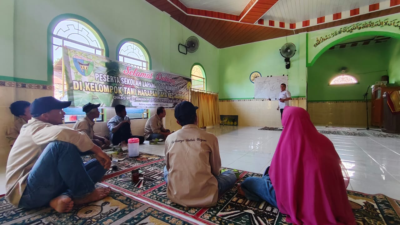 Sekolah Lapang Komoditi Gambir Tanggal  2 Juli 2024 di Kecamatan Batang Kapas 