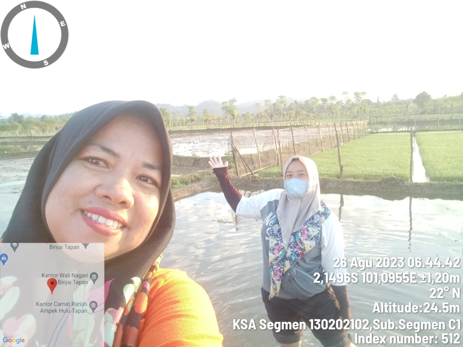 PENGAMATAN TITIK KSA kecamatan Rahul Tapan