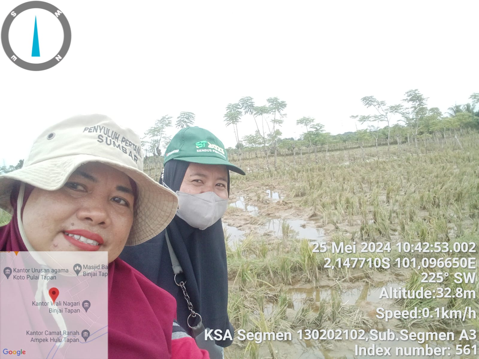 PENGAMATAN TITIK KSA kecamatan Ranah Ampek hulu Tapan