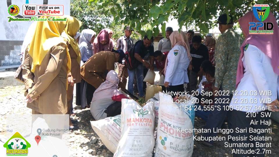  BPP LINGGO S BAGANTI : Pelatihan Tematik dengan tema teknik pengomposan dan cara pengaplikasian 