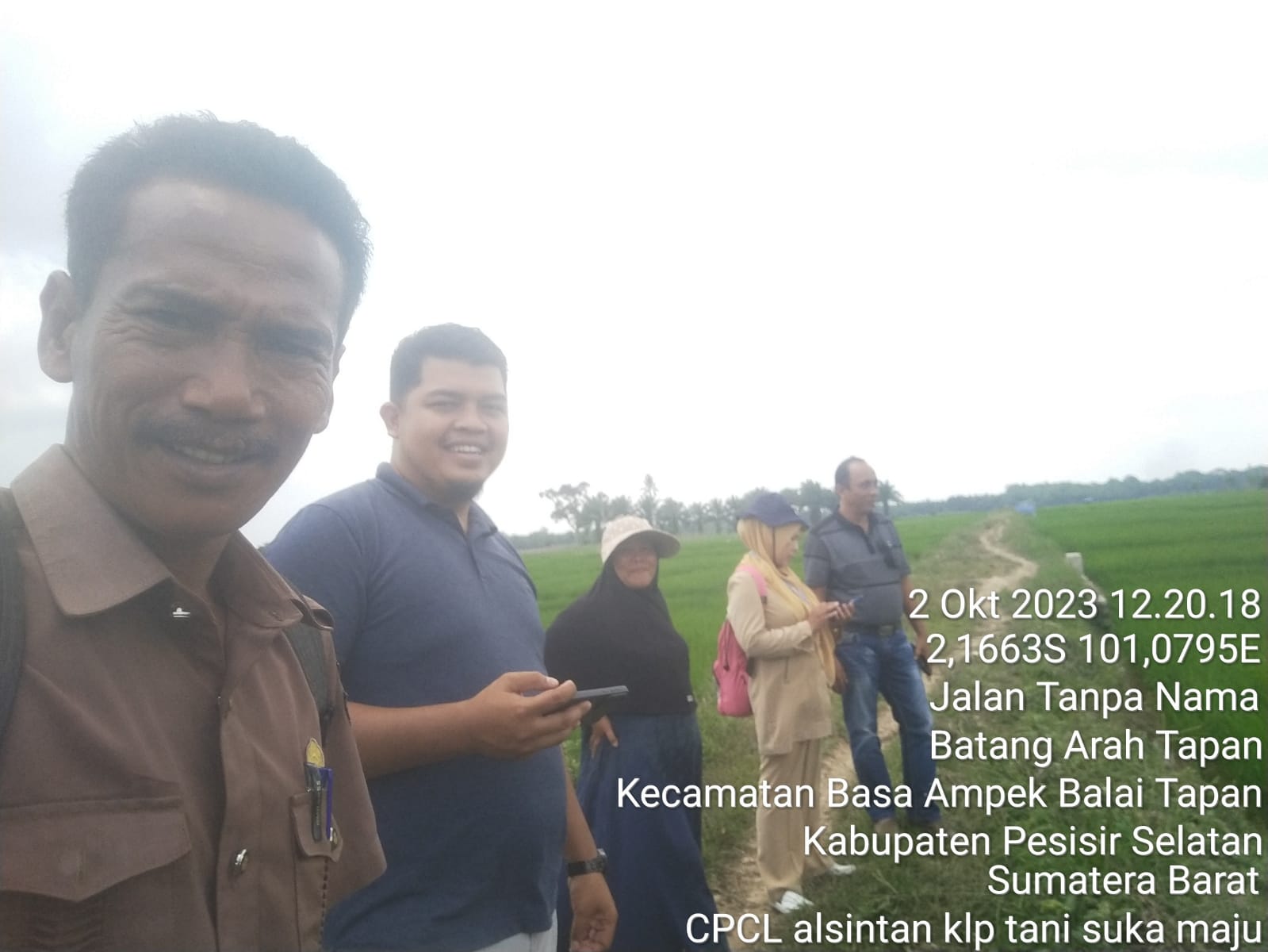 Pemantaun Lokasi CPCL Kelompok penerima Alsintan