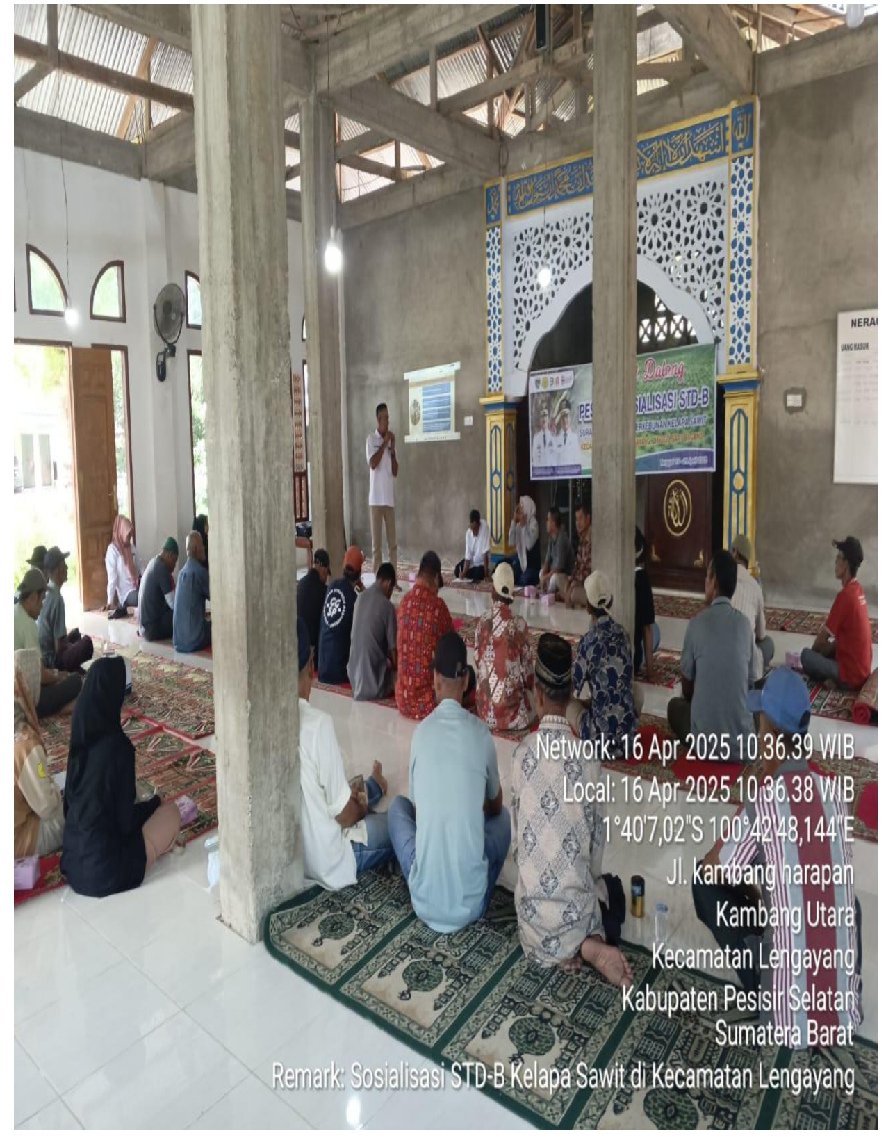 Sosialisasi Surat Tanda Daftar Budidaya (STD-B) Kelapa Sawit di Nagari Kambang Utara Kecamatan Lenga