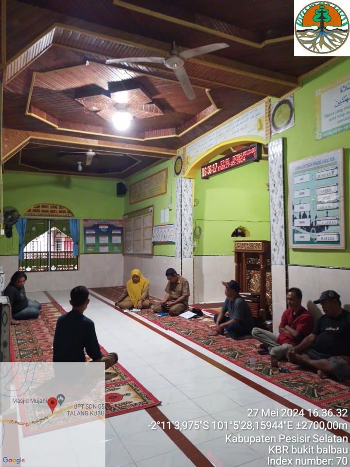 Sosialisasi  Musyawarah Kelompok Tani Bukit Balbau  Kebun Bibit Rakyat (KBR)