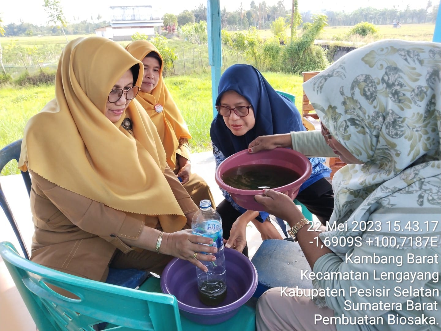 BPP LENGAYANG PEMBUATAN BIOSAKA DI POKTAN SINAR ALAM AGRI