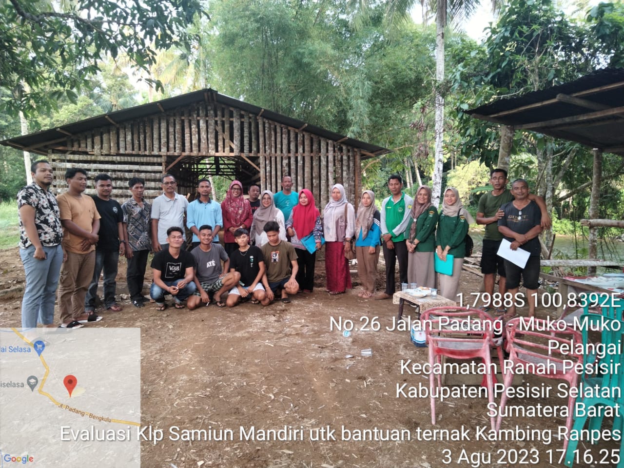 Verifikasi Calon Penerima Bantuan Kambing di Poktan Samiun Mandiri Nagari Pelangai