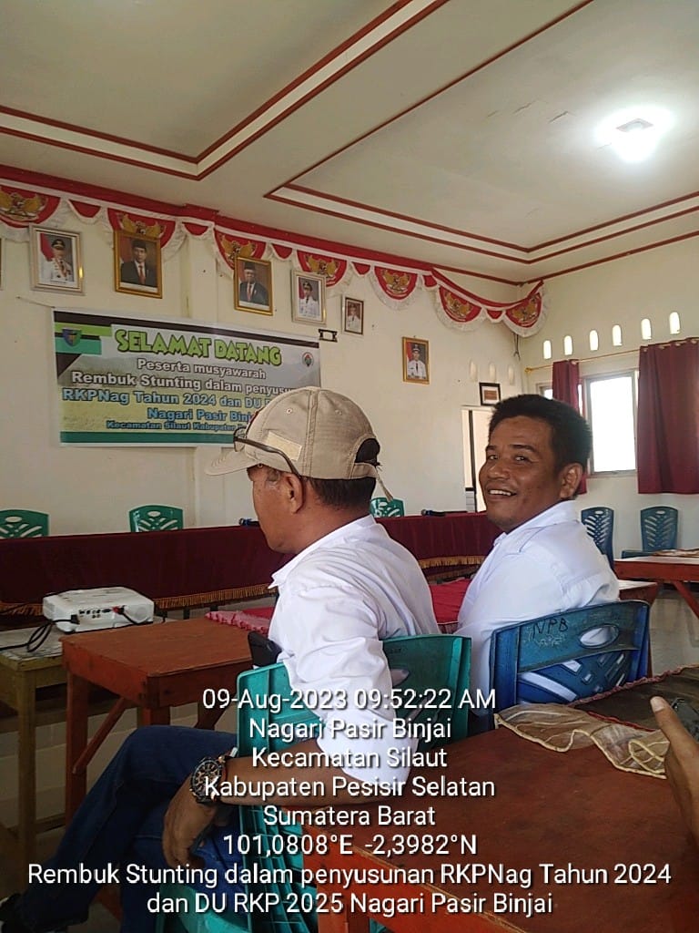 Rembuk Evaluasi Stunting di Nagari Pasir Binjai