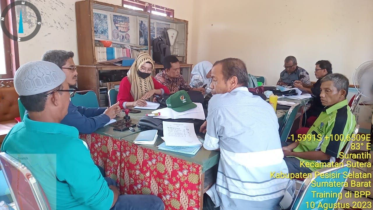 Membangun Komunikasi dan Sinergitas Antar Penyuluh Pertanian se- BPP Kecamatan Sutera