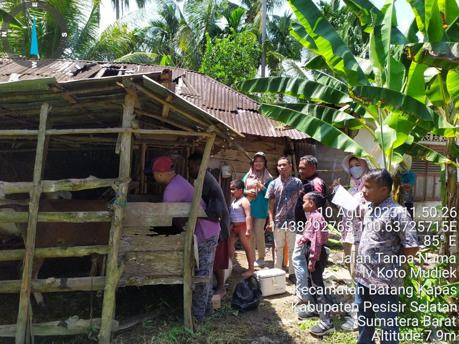 Monitoring Vaksinasi Penyakit Mulut dan Kuku di Nagari Tuik IV Koto Mudiek Kecamatan Batang Kapas