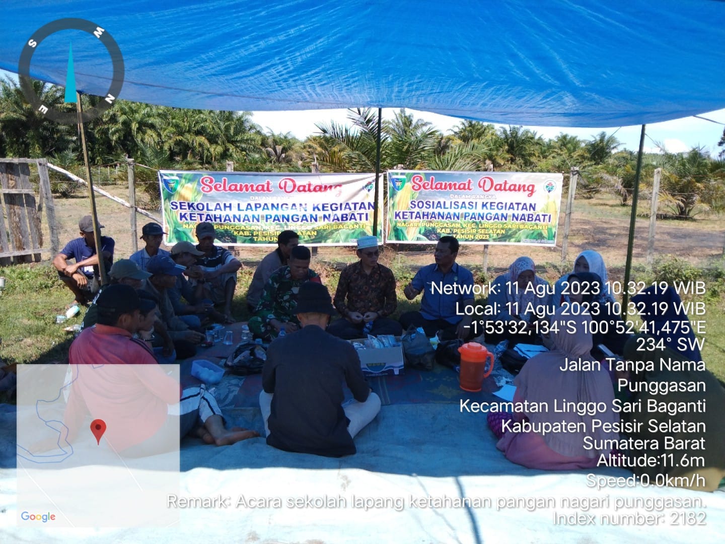 KEGIATAN DANA KETAHANAN PANGAN NAGARI PUNGGASAN LAKUKAN PELATIHAN PETANI.