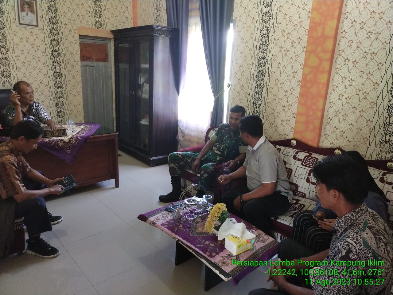 Persiapan Lomba Program Kampung iklim , di nagari koto baru 