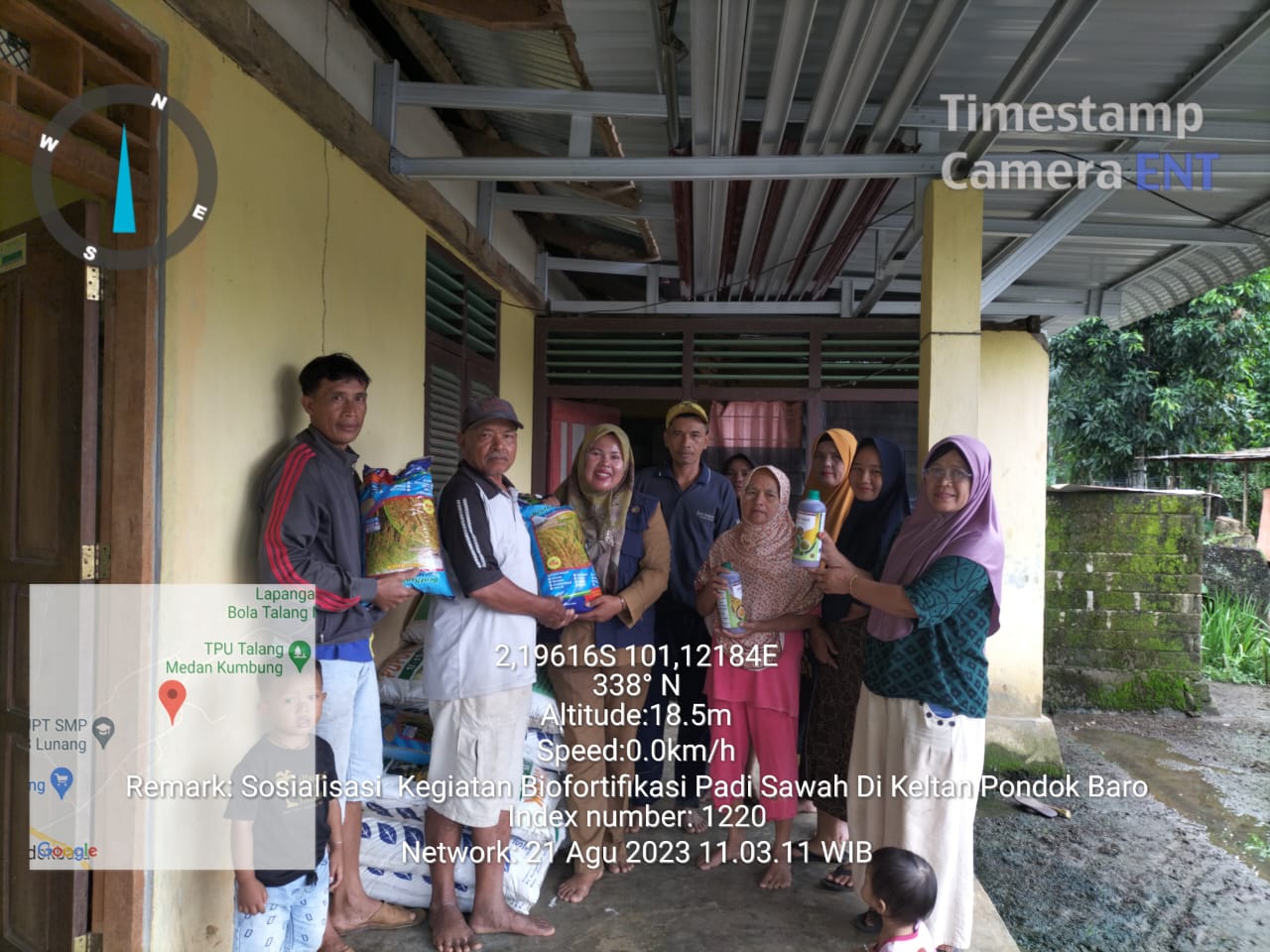 Sosialisasi Kegiatan Biofortifikasi Dan Pembagian Saprodi Di Poktan Pondok Baro