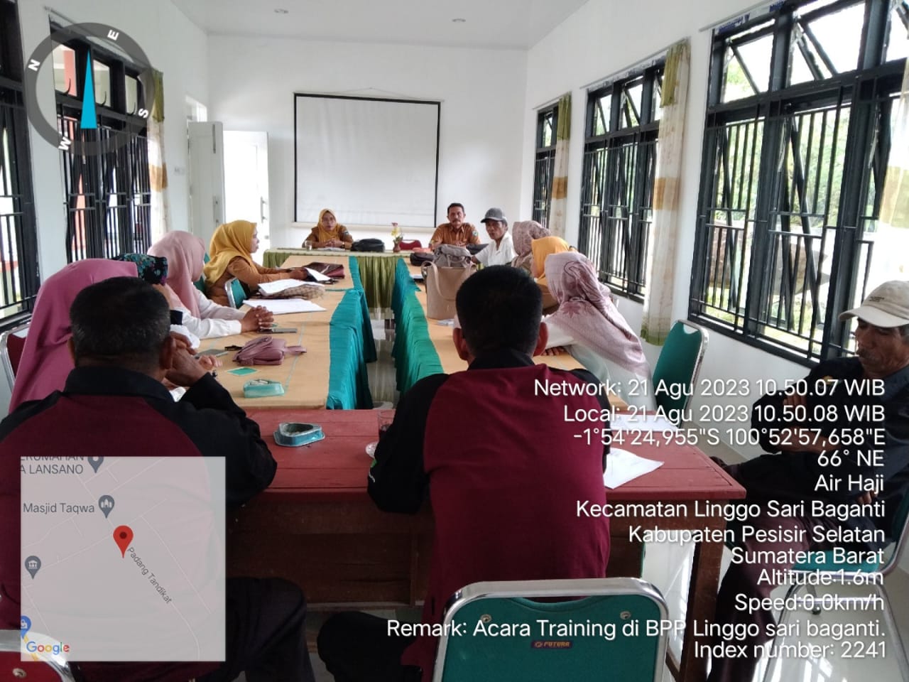 Training rutin penyuluh di BPP 