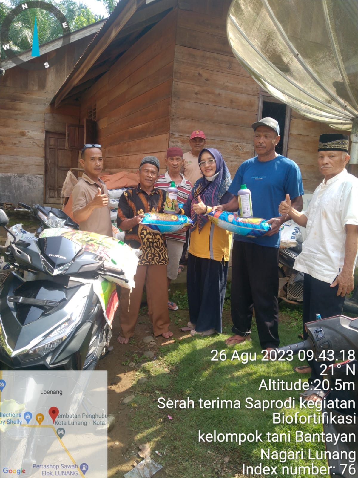 Penyerahan Saprodi Kegiatan Biofortifikasi APBN Pusat Dirjen Tanaman Pangan Kementerian Pertanian