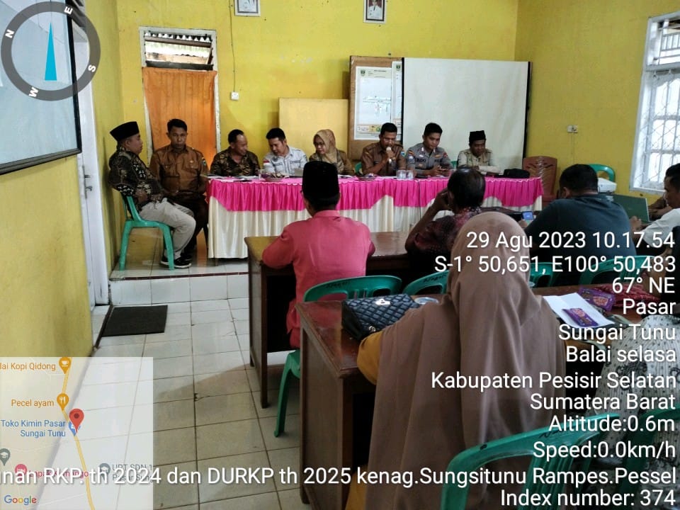 MUSNAG DI NAGARI SUNGAI TUNU KECAMATAN RANAH PESISIR