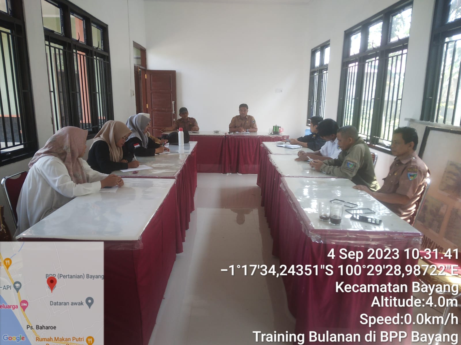 Pertemuan traning rutin BPP bayang