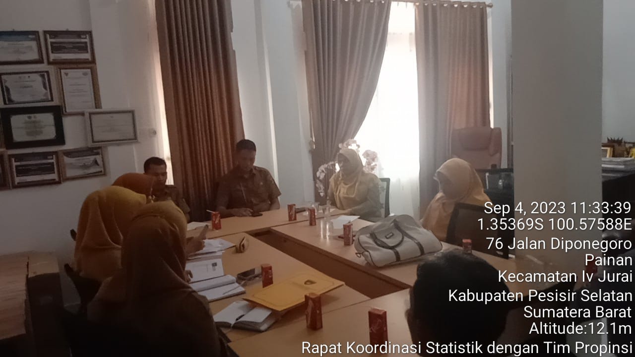 Rapat Koordinasi Statistik Perkebunan dengan Tim Provinsi