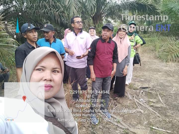 Verifikasi Lahan Usulan Peremajaan Kelapa Sawit Pekebun di Koperasi Amanah Alam Semesta dan Koperasi