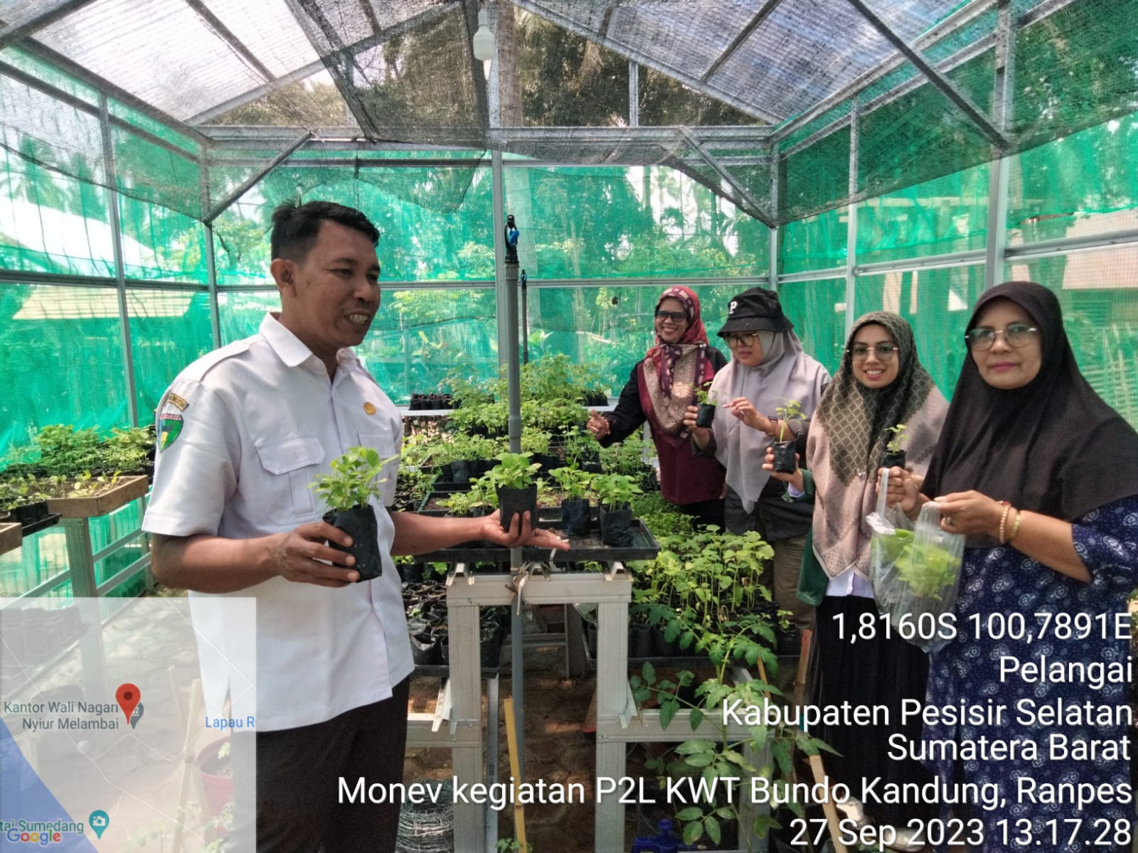 Monev P2L KWT Bundo Kanduang Nagari Nyiur Melambai, Kecamatan Ranah Pesisir