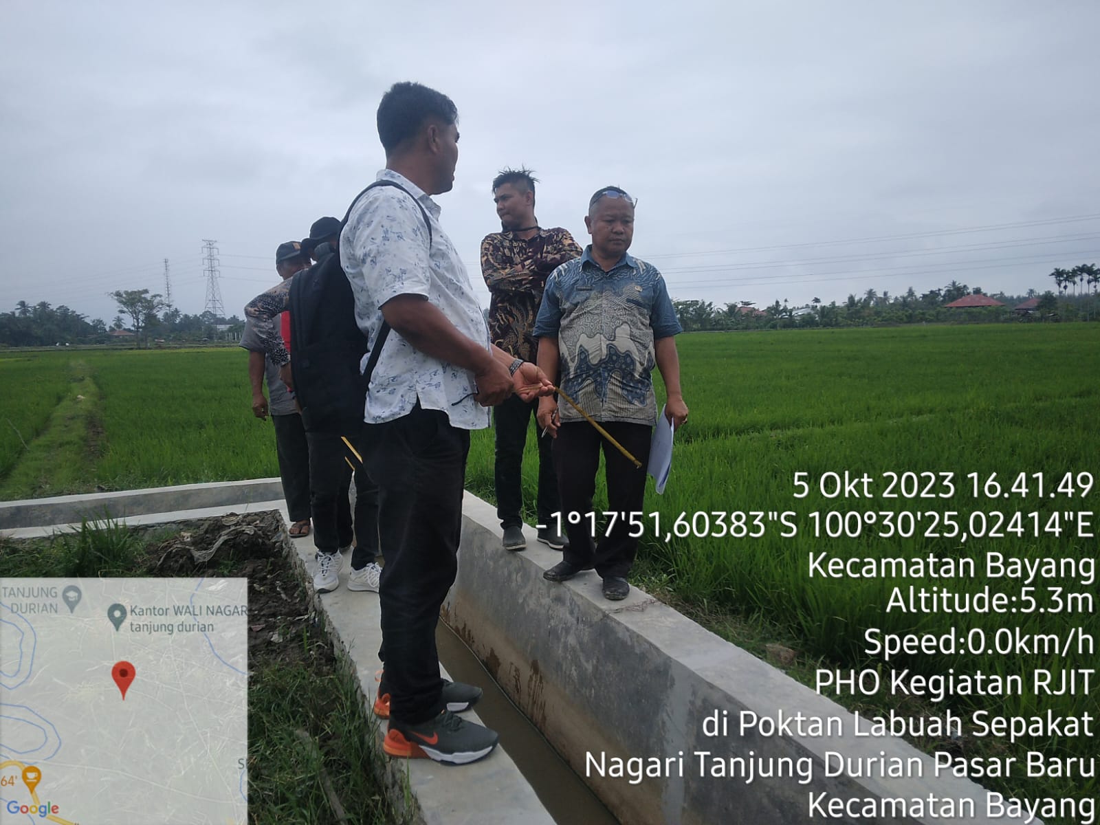 PHO RJIT di kelompok tani Labuah Sepakat Nagari Tanjung Durian Kec. Bayang