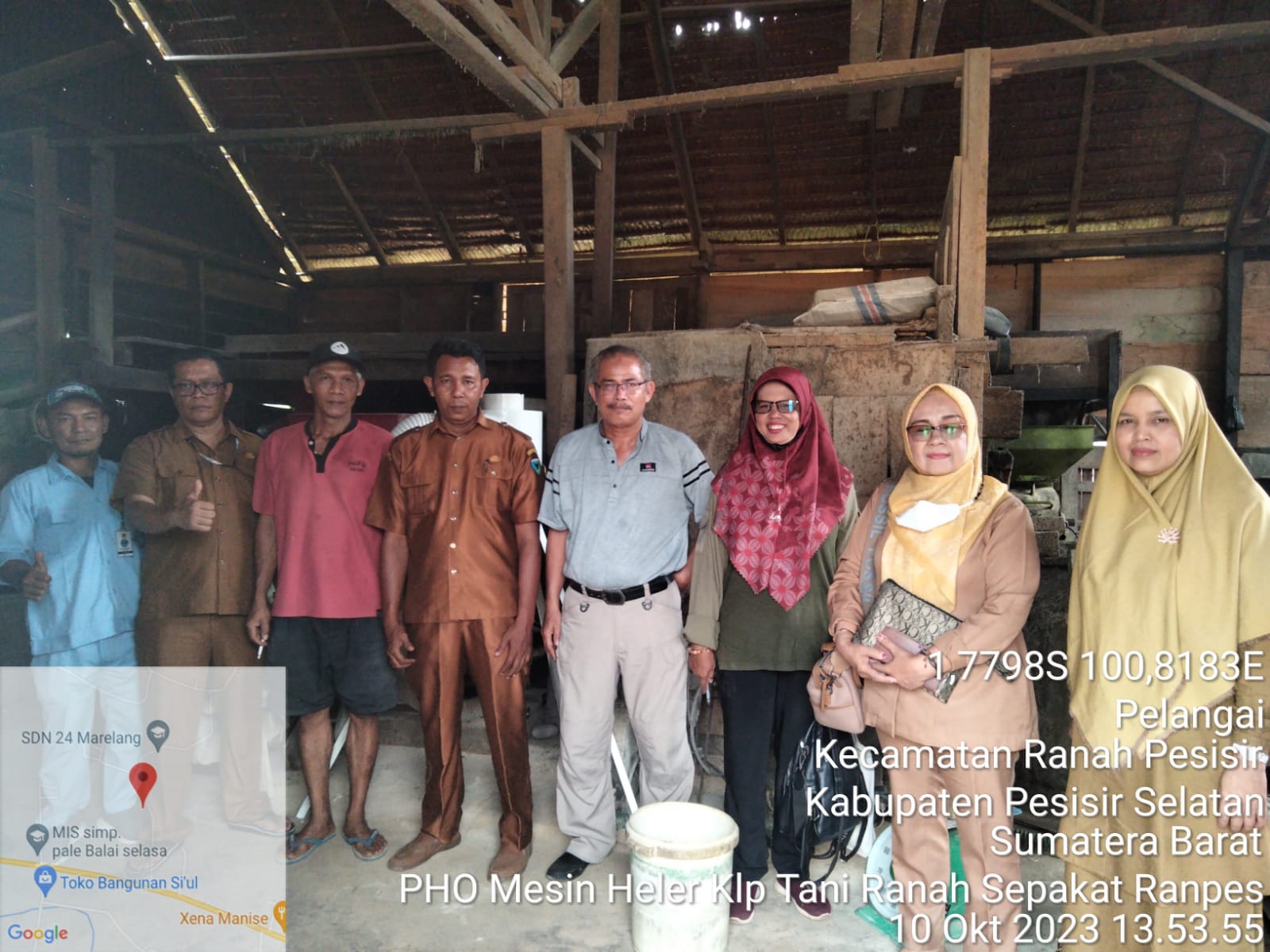 PHO Bantuan Mesin Huller Padi Kelompok Ranah Sepakat di Nagari Koto VIII Pelangai