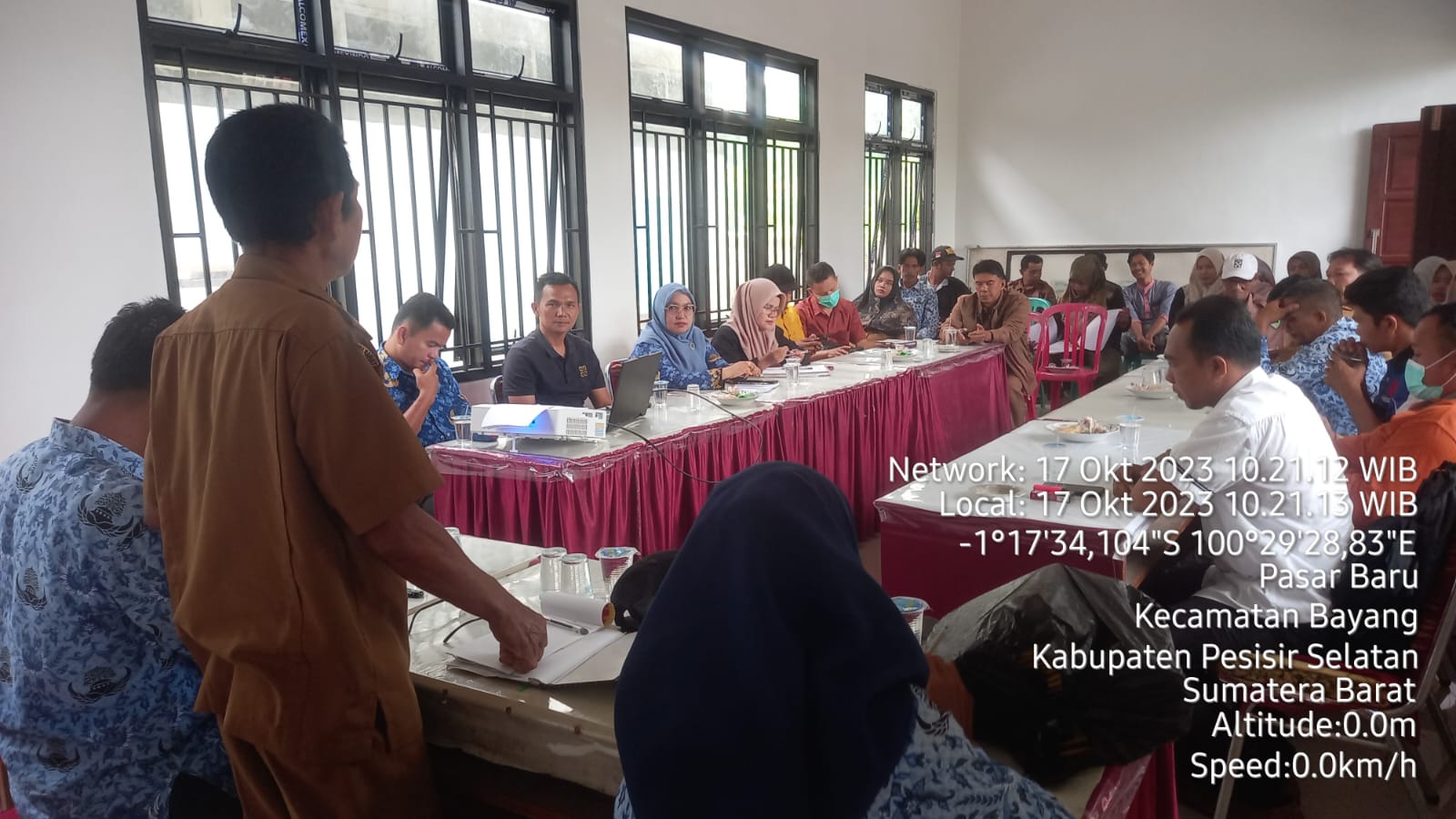 Sosialisasi Pengukuran Geospasial Lahan Pertanian Kegiatan DAK Non Fisik Tahun 2023  Kecamatan Bayan