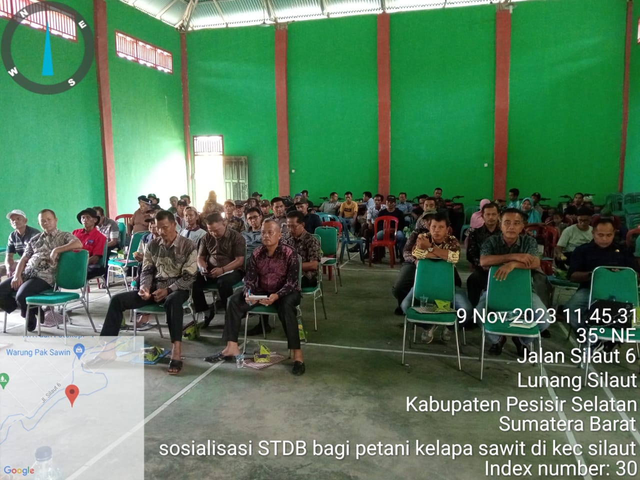 SOSIALISASI STDB BAGI PETANI KELAPA SAWIT KECAMATAN SILAUT 