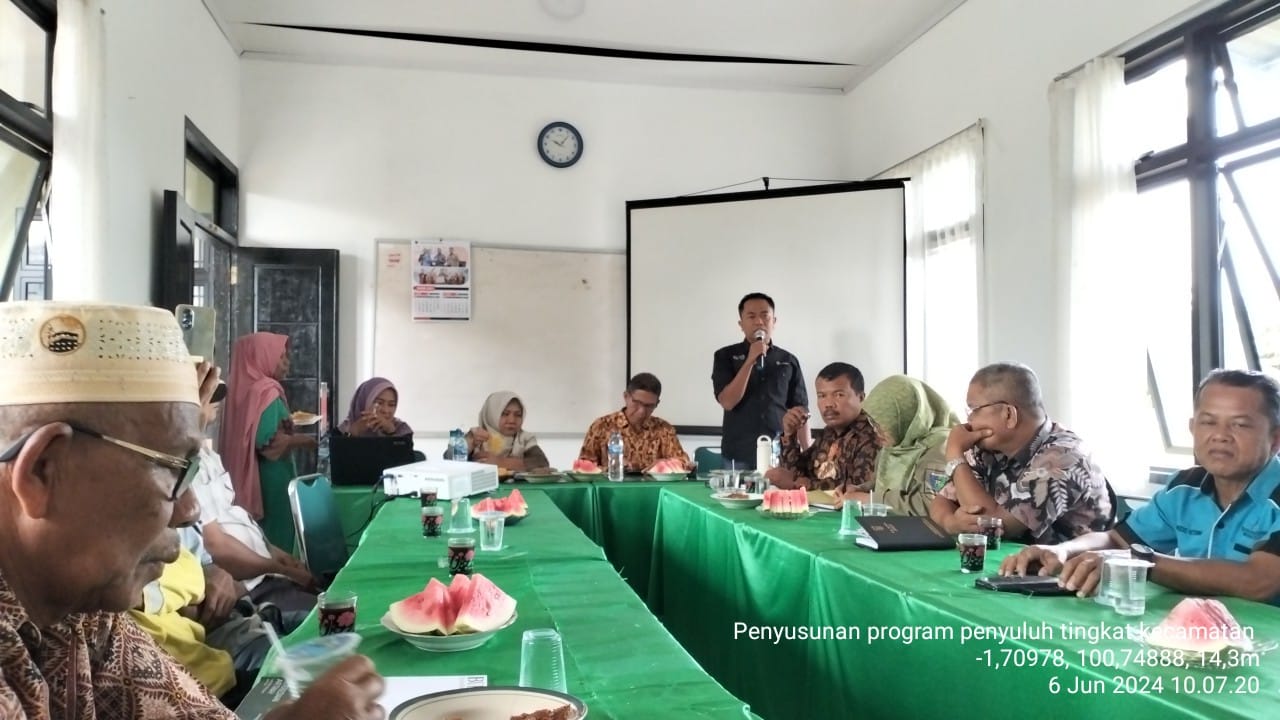 Penyusunan programa penyuluhan tingkat kecamatan 