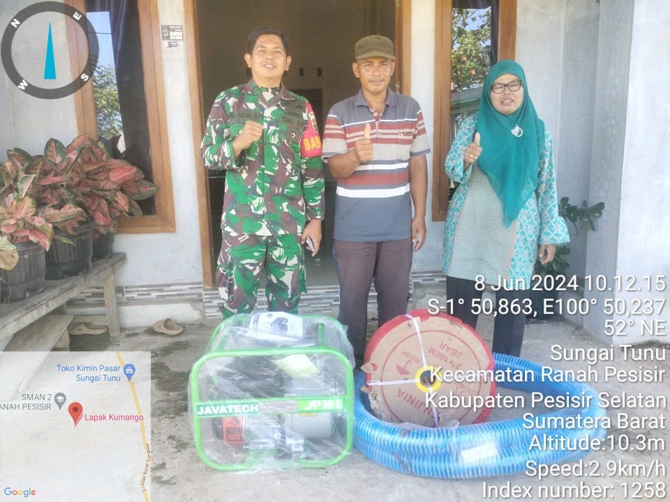 HORE POKTAN PENERIMA BANTUAN ALSINTAN POMPA DAMPAK EL NINO 