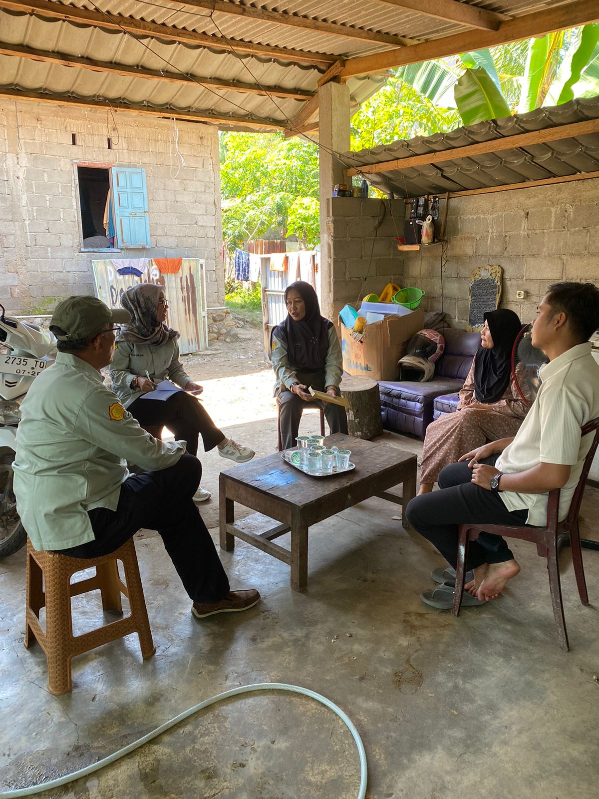 pembinaan dan monitoring hasil pemeriksaan sampel pangan asal hewan  di lengayang