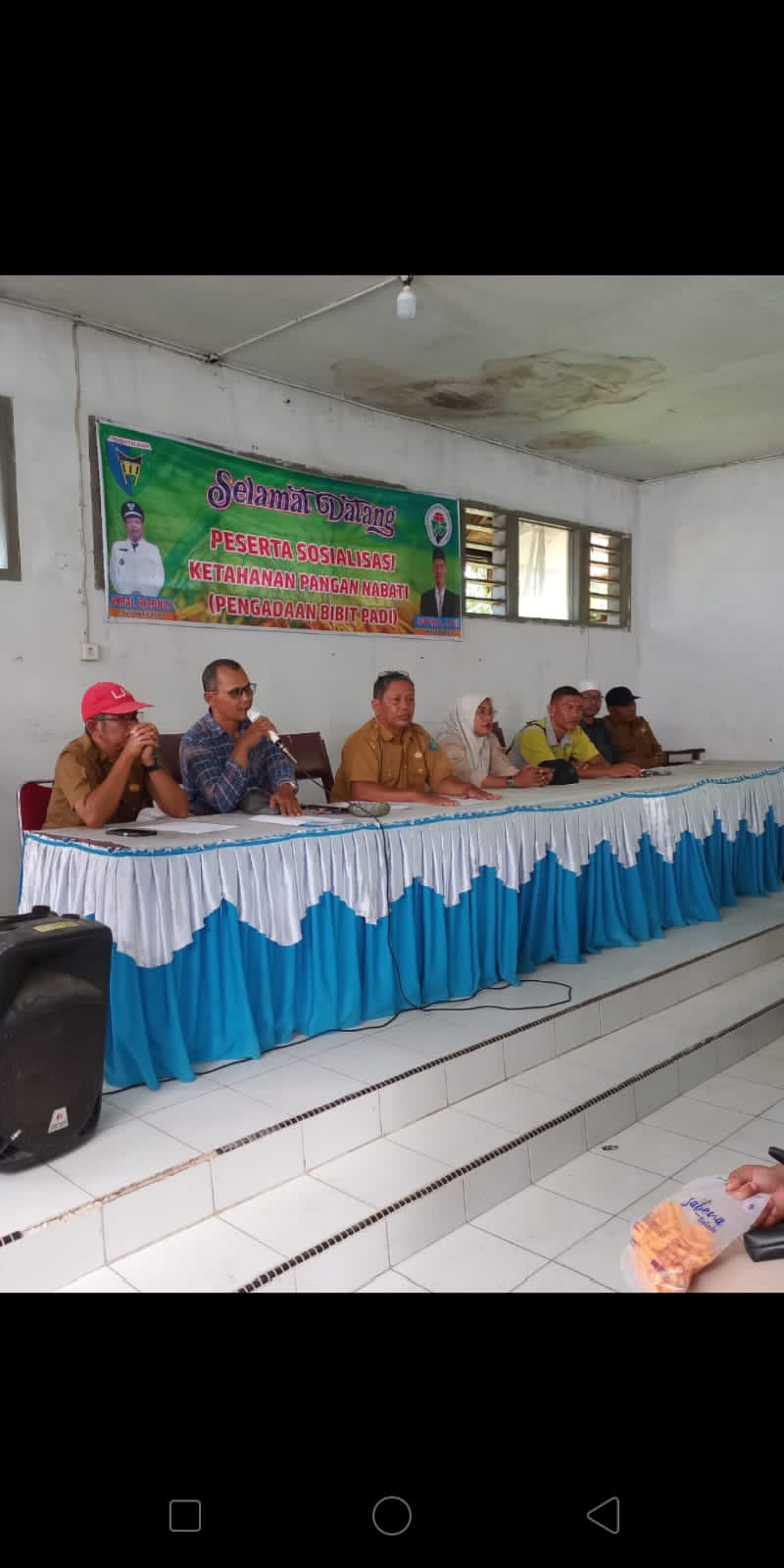 Serah terima dana ketahanan pangan Nagari Lakitan kec. Lengayang