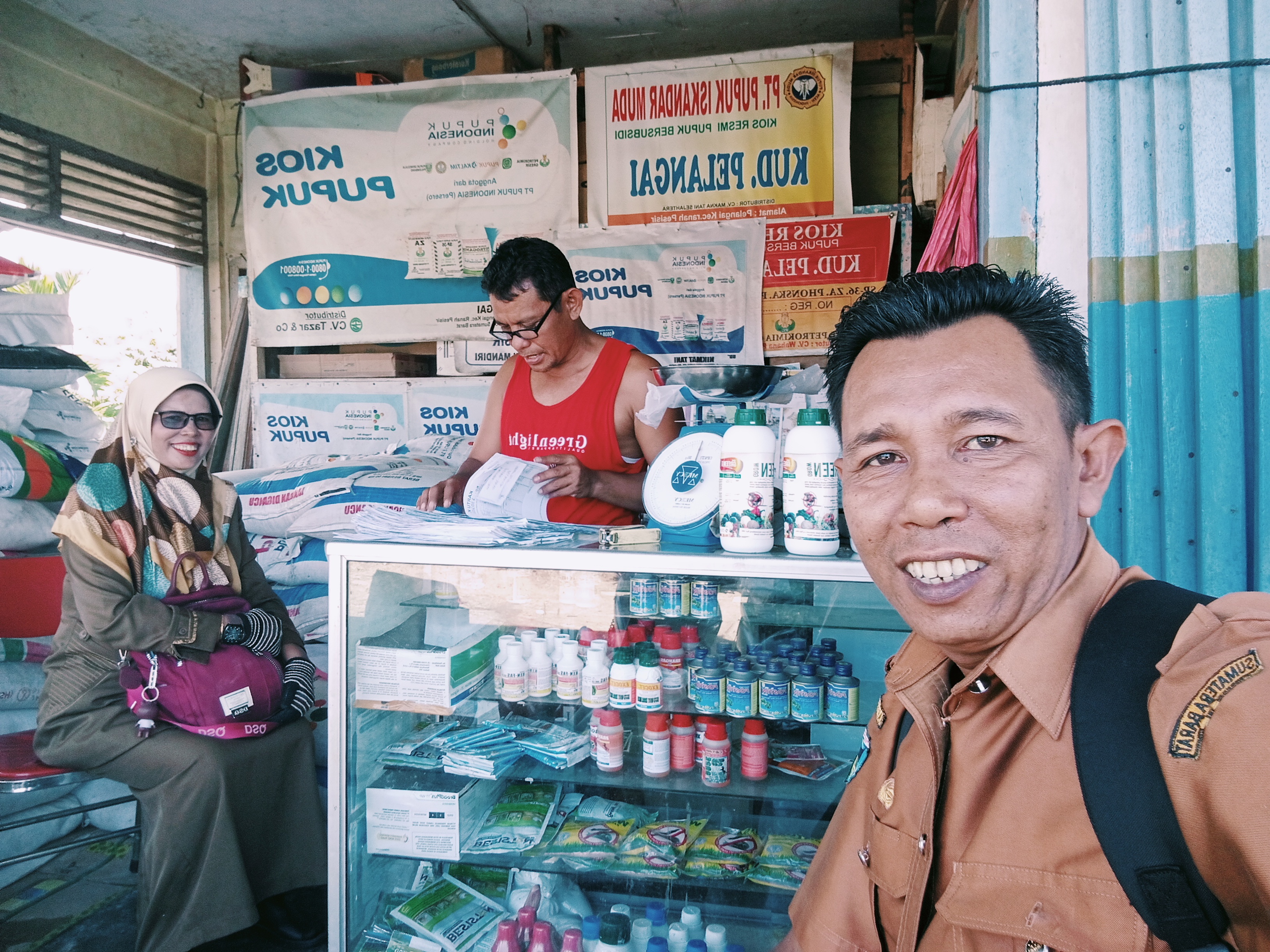 MONITORING KELAPANGAN TIM VERVAL PUPUK BERSUBSIDI KECAMATAN RANAH PESISIR 