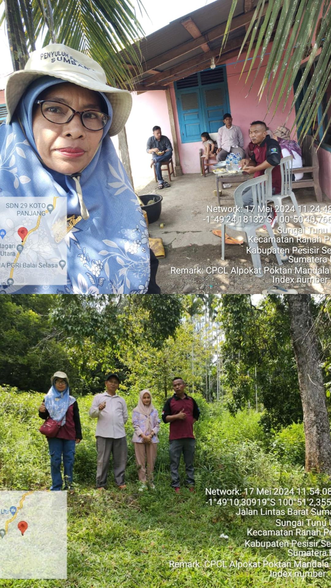 Verifikasi CPCL Alpukat di Poktan Mandala Maju, Sungai Tunu Utara