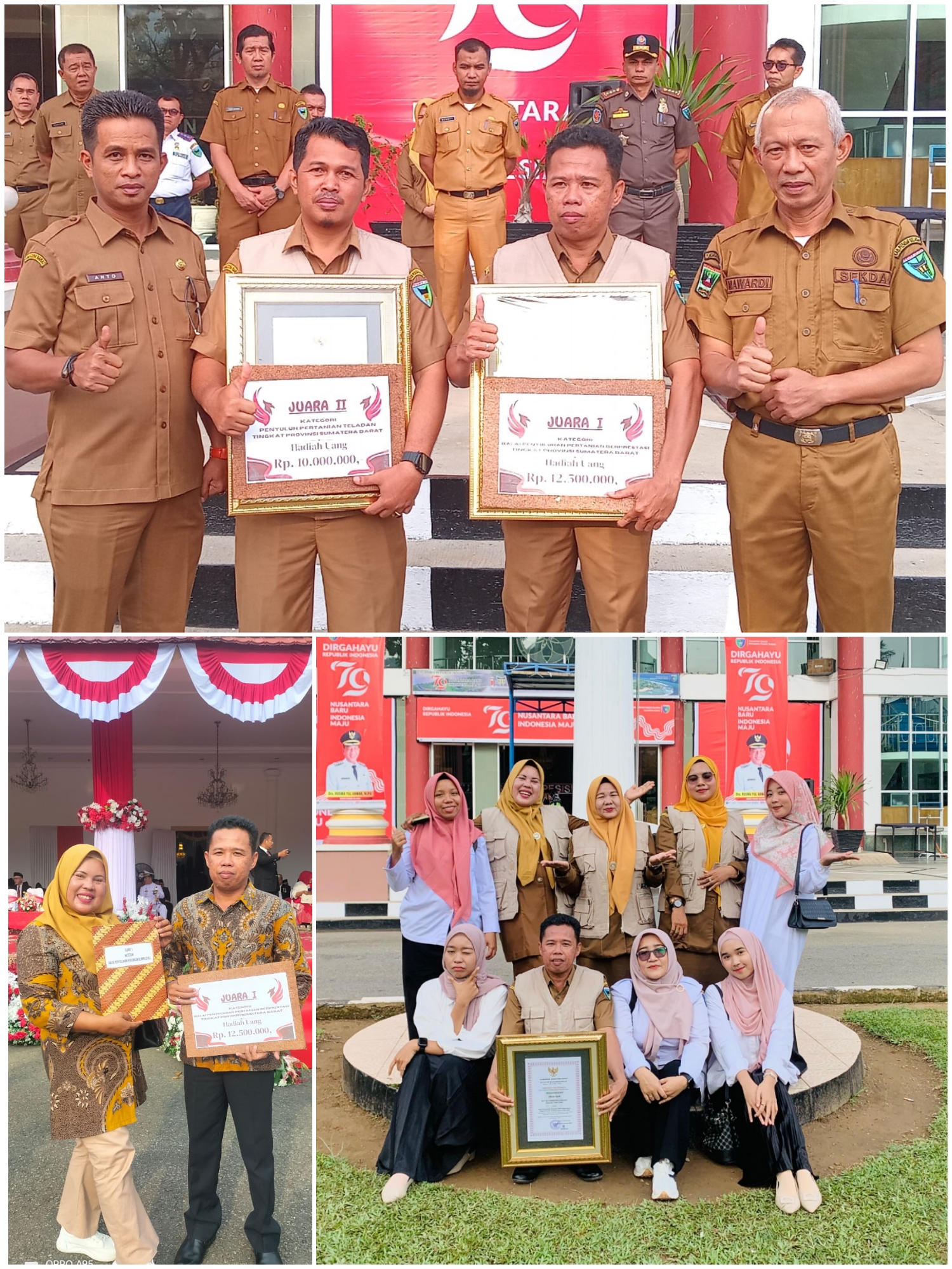 BPP Kecamatan Lunang Terima Penghargaan BPP Berprestasi Juara 1 Tingkat Provinsi Sumatera Barat