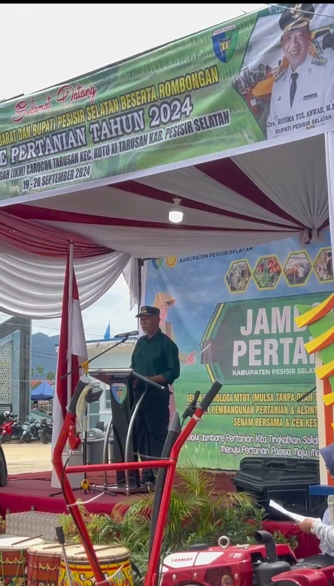 Gubernur Sumatera Barat Resmi Membuka Jambore Pertanian Kabupaten Pesisir Selatan 2024