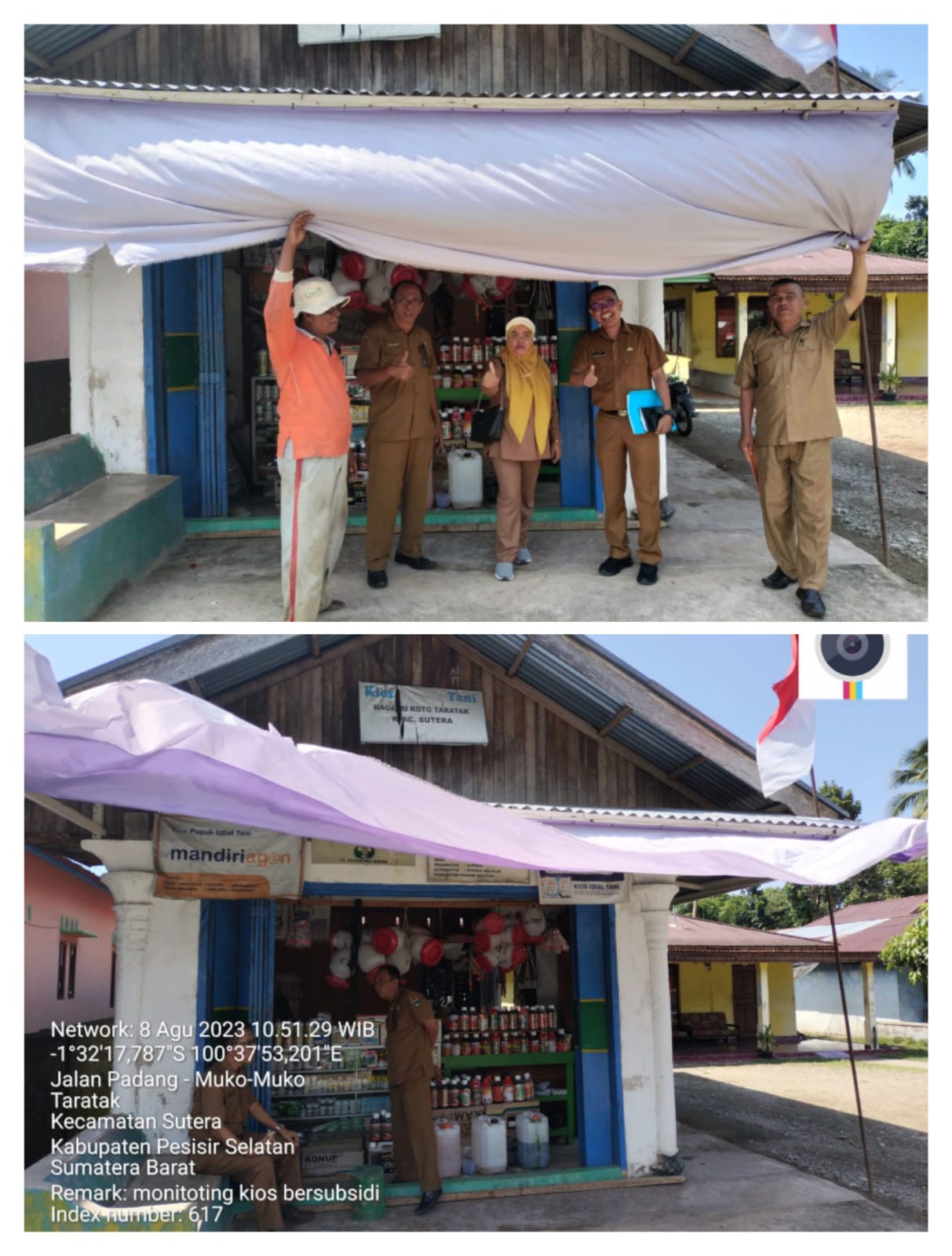 KOMISI PENGAWASAN PUPUK DAN PESTISIDA (KP3) KABUPATEN PESISIR SELATAN  MELAKUKAN PENGAWASAN KE KIO-K