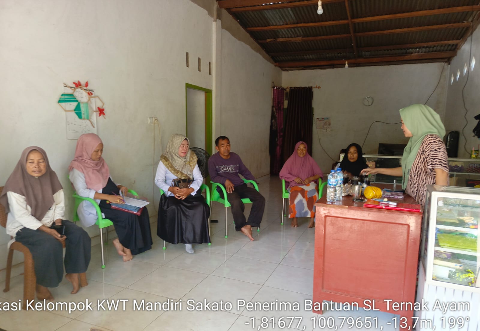 VERIFIKASI KELOMPOK CALON PENERIMA BANTUAN SEKOLAH LAPANG TERNAK AYAM DI KEC.RANAH PESISIR