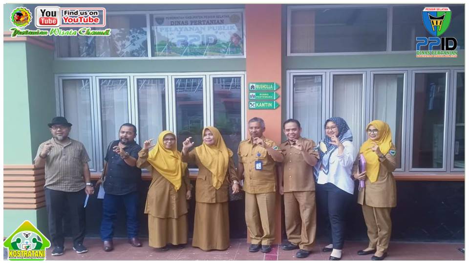 MASUK 5 BESAR PPID PELAKSANA,  DINAS PERTANIAN TERIMA KUNJUNGAN TIM PENILAI PPID & KOMISI INFORMASI