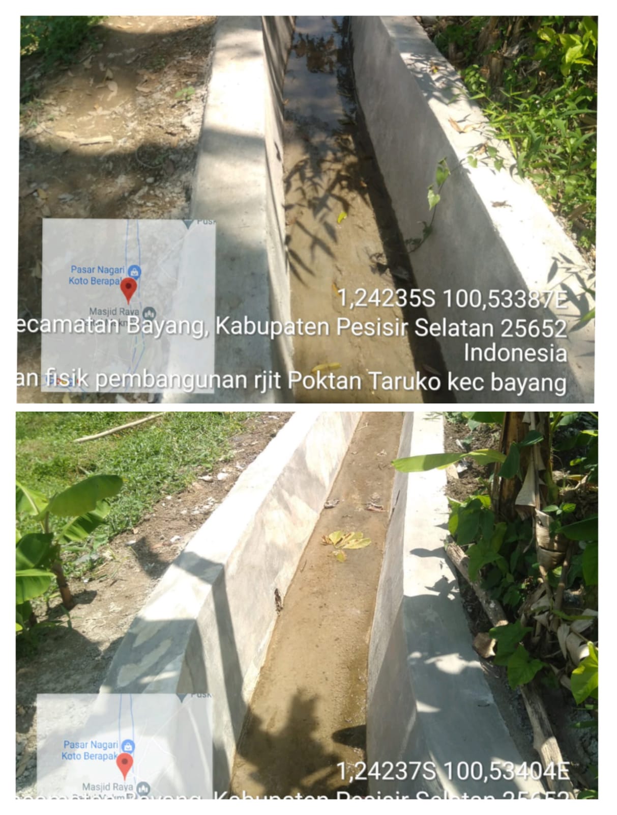 MONITORING DAN EVALUASI PEKERJAAN SWAKELOLA REHABILITASI JARINGAN IRIGASI TERSIER PADA KELOMPOK TANI