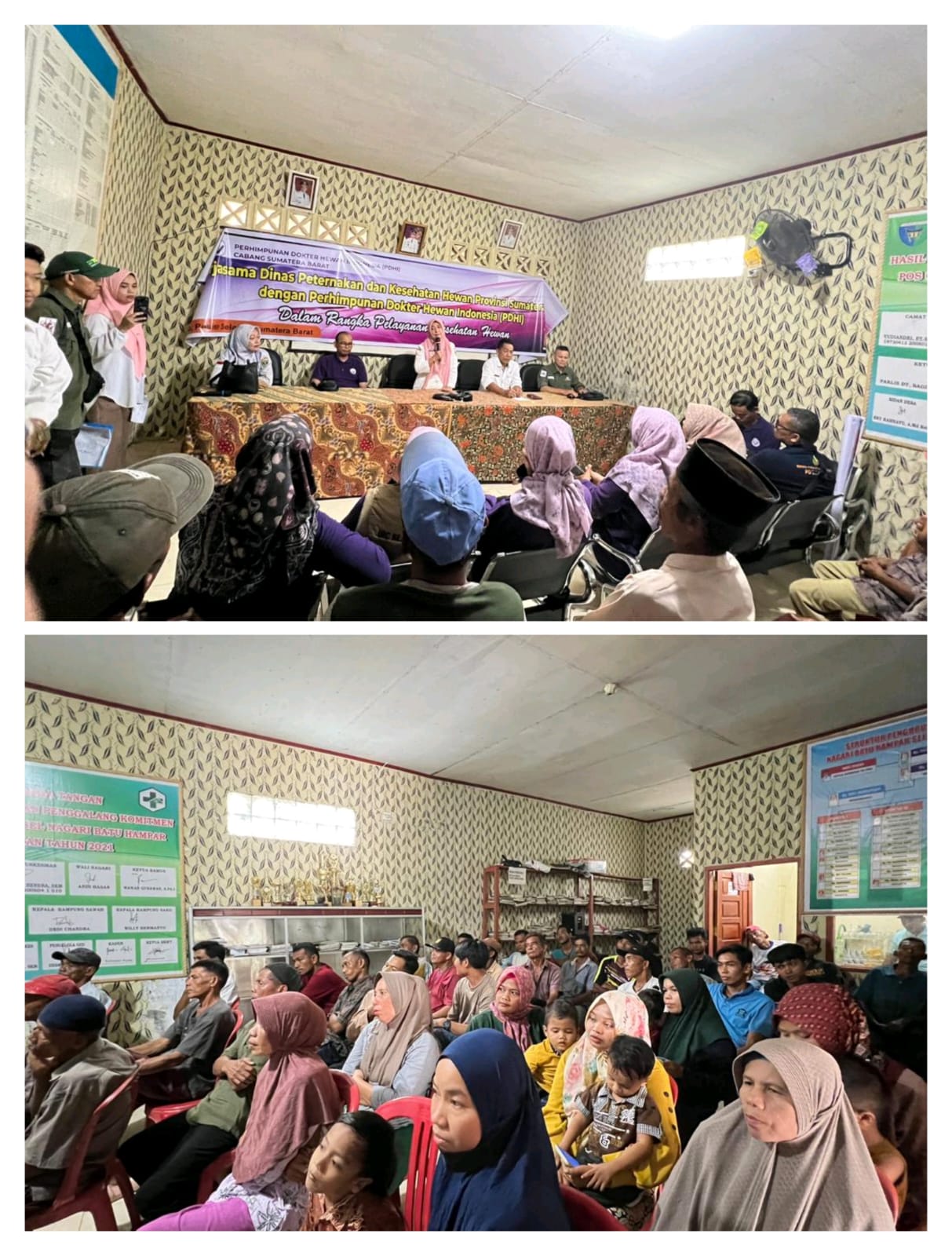 Bidang Keswan Dampingi Tim PDHI Cabang Sumbar pada Aksi Peduli Bencana Pesisir Selatan