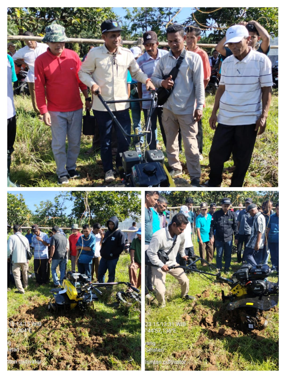 BIMBINGAN TEKNIS DAN RUNNING TEST ALSINTAN PRA PANEN CULTIVATOR DI BPP KECAMATAN LENGAYANG