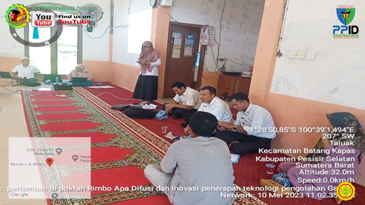 DINAS PERTANIAN DUKUNG DIFUSI INOVASI DAN PENERAPAN TEKNOLOGI PENGOLAHAN GAMBIR