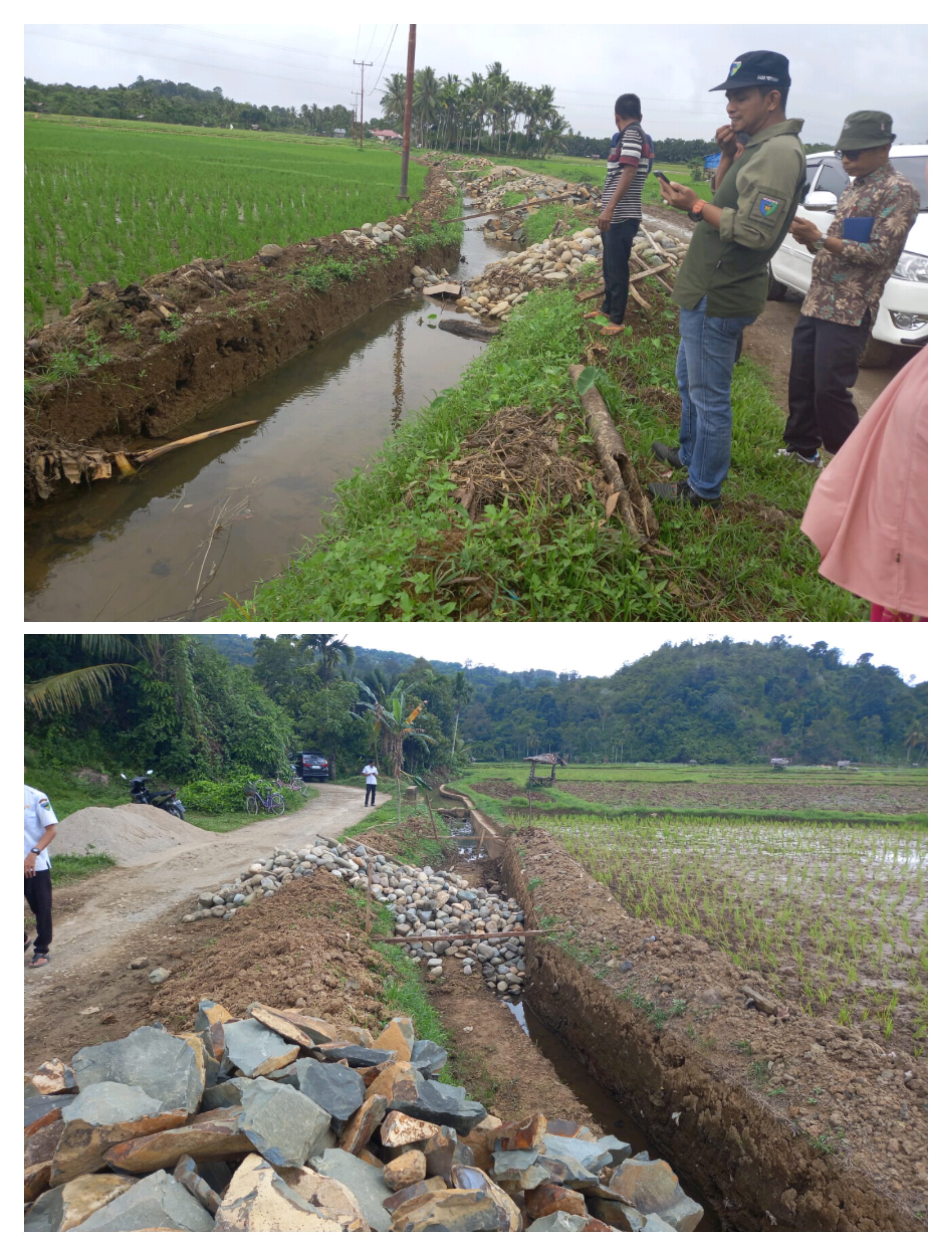 PENCAIRAN DANA TAHAP II (DUA) PEMBANGUNAN JARINGAN IRIGASI TERSIER MENAMBAH GAIRAH KELOMPOK TANI BAN