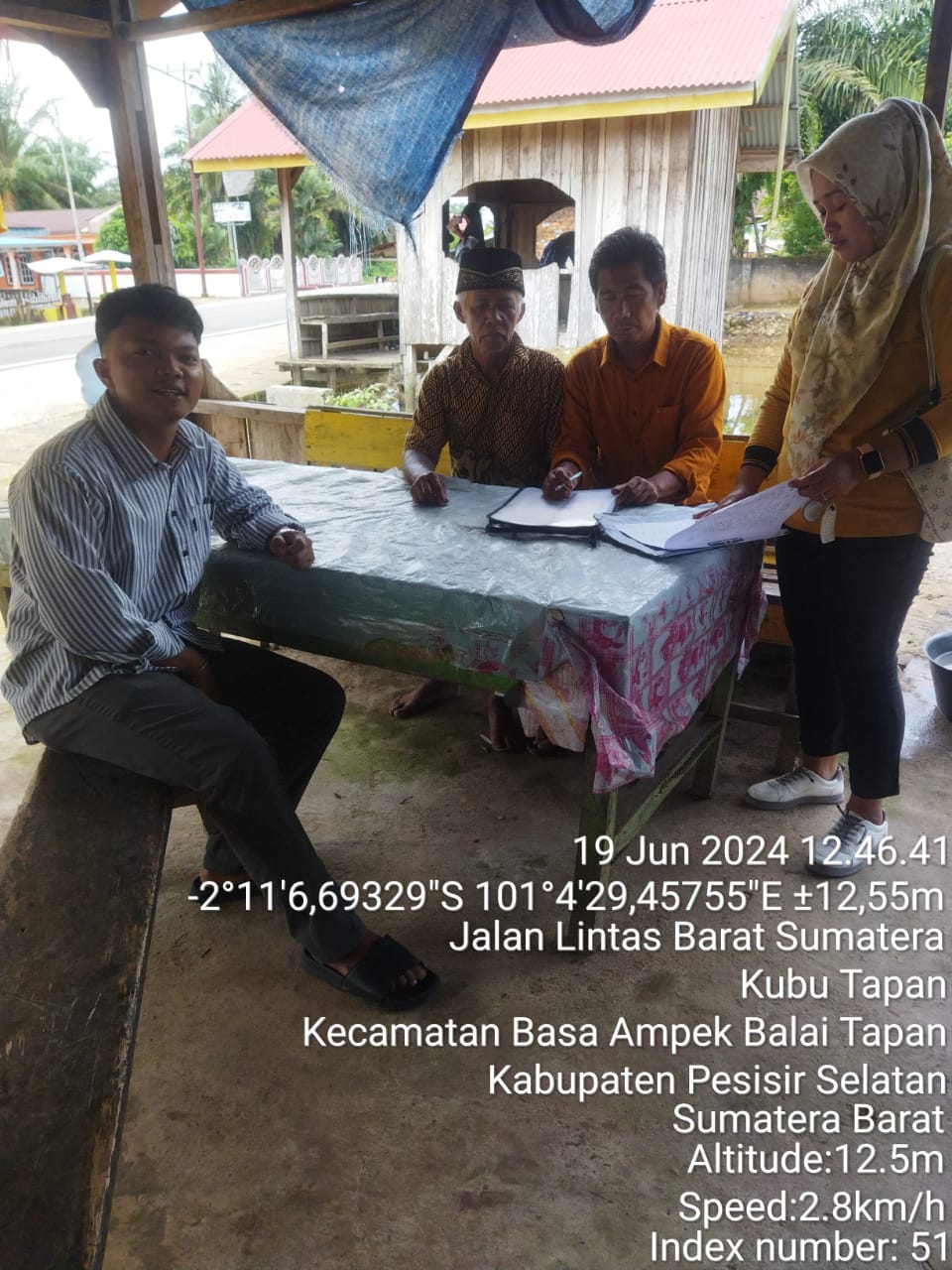 pendataan STDB Sawit kecamatan BAB Tapan