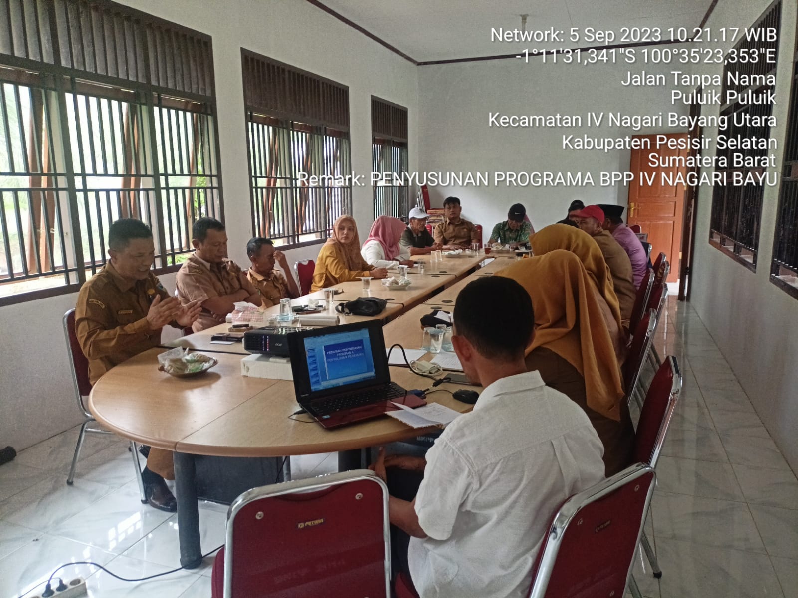 Pelaksanaan Penyusunan Programa Kec. IV Nagari Bayang Utara