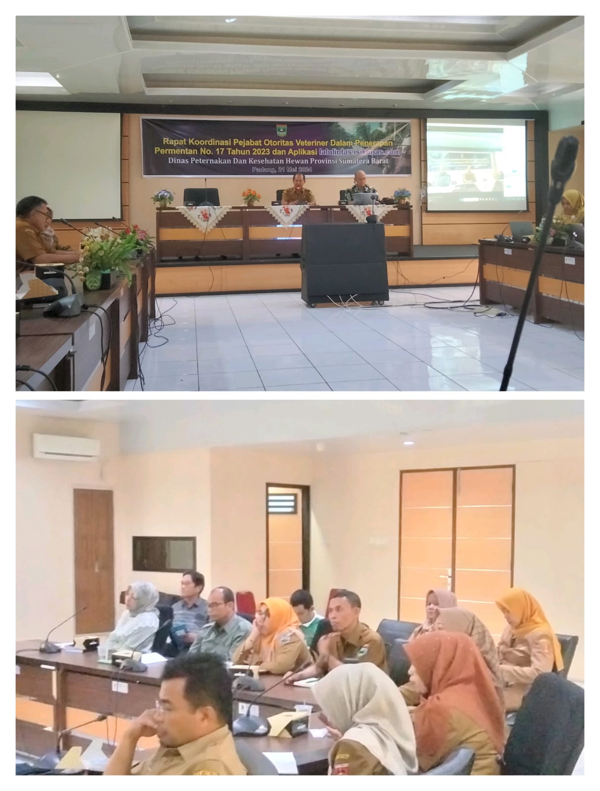 Distan Hadiri Rapat Peningkatan Kapasitas Pejabat Otovet di DPKH Provinsi Sumbar