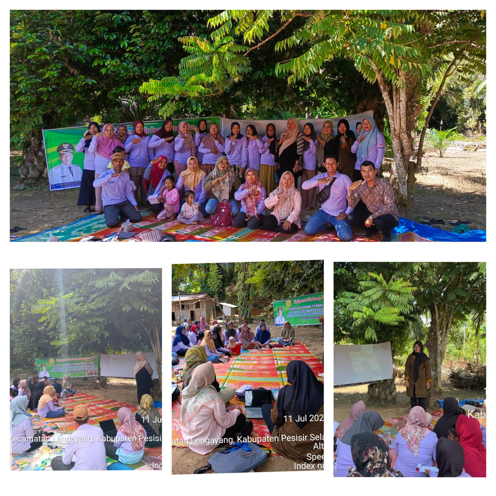 SEKOLAH LAPANG TERNAK AYAM  DI KELOMPOK TANI HARAPAN II KECAMATAN LENGAYANG